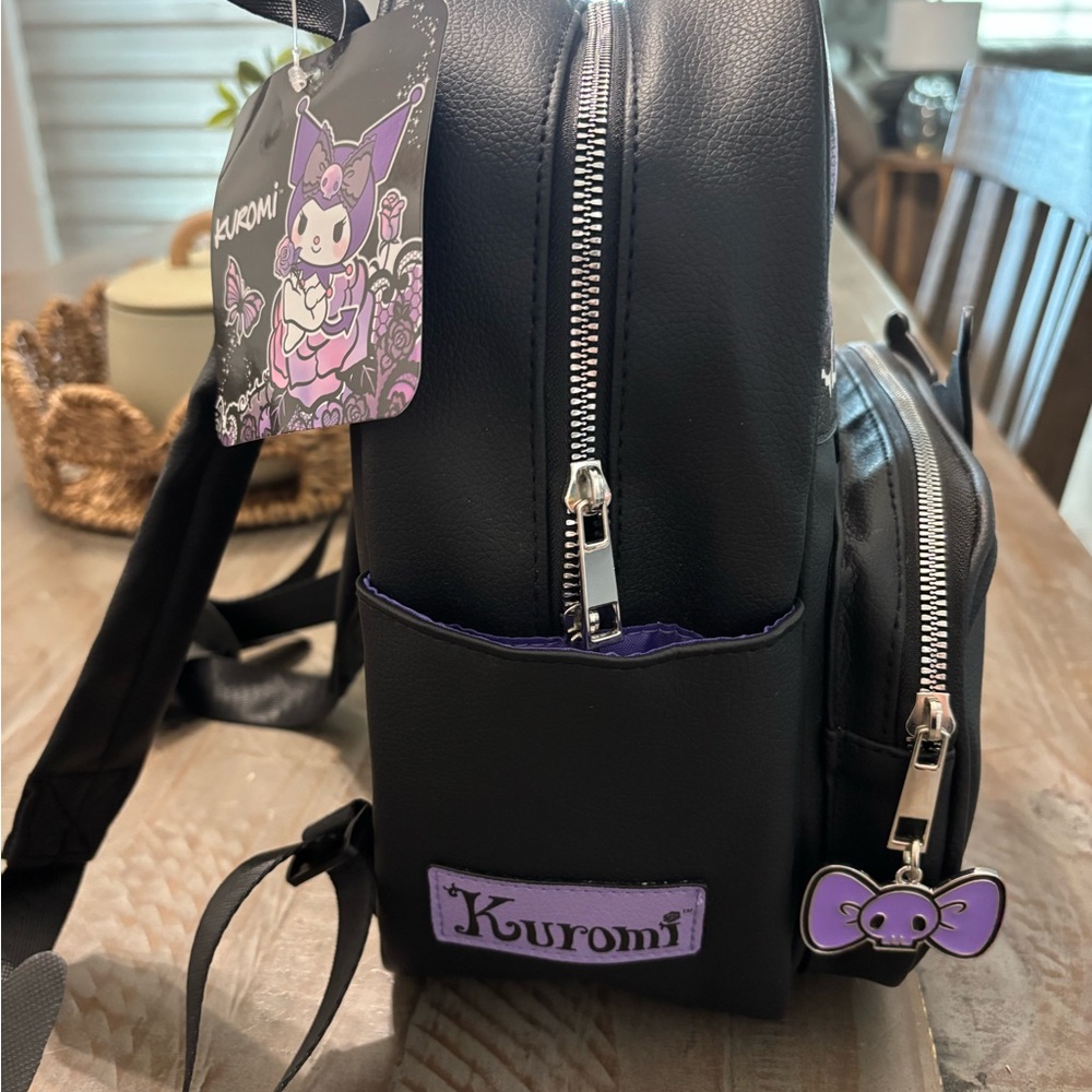 KUROMI Black and Purple Character Backpack - Picture 2 of 5